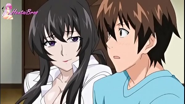 hentai married woman help teen to ejaculate